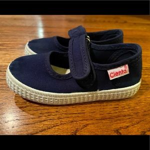 Cienta Toddler Mary Jane Shoes Navy Size 6